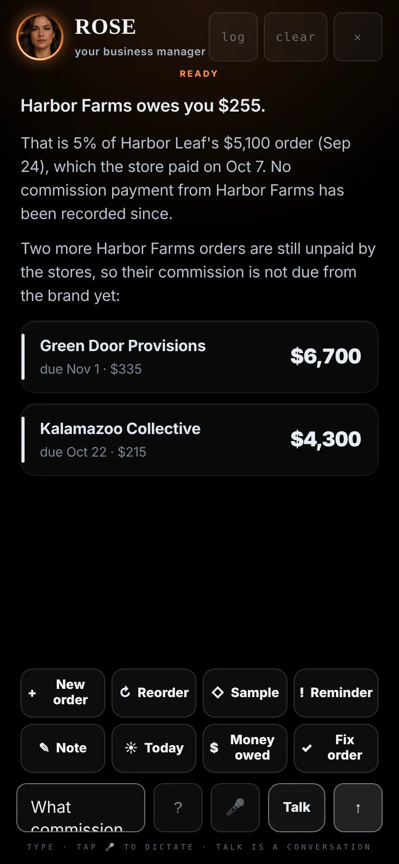 Ask ROSE: Harbor Farms owes you $255